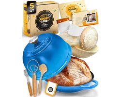 Gietijzeren Dutch Oven voor Brood Bakken en Rijzen - Broodoven voor Perfecte Korst