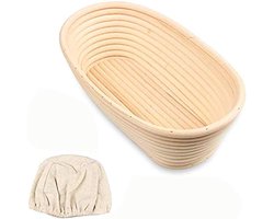 Ovale broodmand voor thuisbakkers - Perfect voor zuurdesem en deegfermentatie