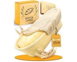Ovale Gaarmand 35 cm voor Brood Bakken – Ideaal voor Zuurdeeg en Broodaccessoires