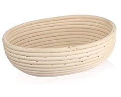 Rieten Broodmand voor Deeg, 1.5 kg, 28 x 22 x 9 cm