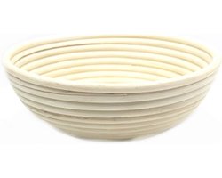 Ronde Rijsmand van Natuurlijk Rotan voor Brooddeeg