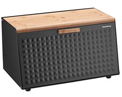 Ruime Broodtrommel van Bamboe en Roestvrij Staal - Elegant en Praktisch