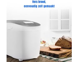 SCH® Broodbakmachine - Broodbakmachines - Broodbak machine - Wit-31 cm x 29 cm x 29 cm