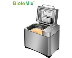 TrendWave Broodbakmachines – 1KG 19-in-1 Roestvrijstalen Automatische Broodbakmachine – Programmeerbaar Met Fruitnotendispenser