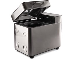 Vivid Green Broodbakmachine - Warmhoudfunctie & Timer - 18 programma's - 500/1000 gram - PFAS vrij - Glutenvrij programma - Broodmachine - 600W - RVS