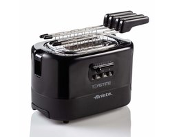 Ariete 0159 Broodrooster 2 Sneden met Clips Zwart Vermogen 700 W