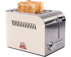 Bestron ATS300RE Broodrooster Wit/RVS