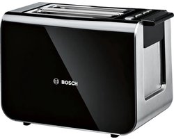 Bosch Kompakt Styline, schwarz Broodrooster Zwart
