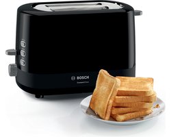 Bosch TAT3A113 broodrooster 2 snede(n) 800 W Zwart