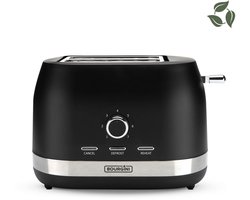 Bourgini Elements - Broodrooster - 2 Broodsleuven met extra hoge broodlift - GRS gecertificeerd gerecyclede materialen