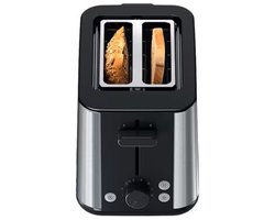 Braun PurShine Broodrooster - 8 Bruiningsniveaus – Toastmeester - High-Lift Systeem - Broodjeswarmer - Ontdooien & Opwarmen - Zwart - Smart Roaster - Toaster