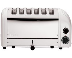 Broodrooster 6 personen - Wit - Extra Breed Slot