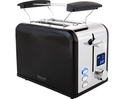 Broodrooster met LCD Display - zwart GL 3221 black Gerlach