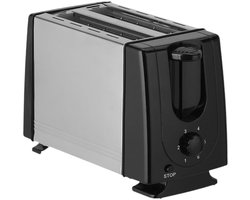 Broodroosters - 2-sneetjes Broodrooster - 6 Browning Standen - Extra Brede Sleuven - Voor Bagels & Croissants