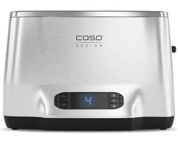 Caso - Toaster - 1050 W - Zwart - RVS - Inox² - Broodrooster