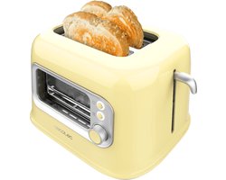 Cecotec RetroVision Yellow 5 2 snede(n) 700 W Roestvrijstaal, Geel