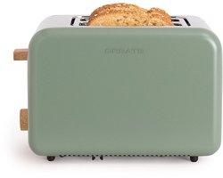 CREATE - Broodrooster voor breed brood, Sage - TOAST RETRO