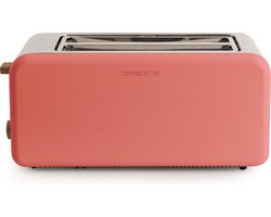CREATE - Broodrooster voor breed brood - Voor Brede Plakken - 6 niveaus - Functies - 1500W - TOAST RETRO XL