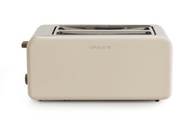 CREATE - Sleuven Broodrooster - Voor Brede Plakken - 1500W - TOAST RETRO XL