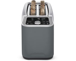 Cuisinart SmartElite Metalen Broodrooster voor 2 Sneetjes - Gemotoriseerde Digitale Toaster met Extra Lange Sleuven - RVS Design