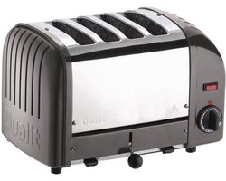 Dualit 4 Slot Vario - Metallic Charcoal - Broodrooster