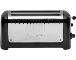 Dualit Lite - Long Slot broodrooster - Zwart - Bagel/Frost
