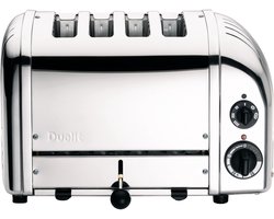 Dualit - Roestvrijstalen broodrooster met 4 sleuven - 47030