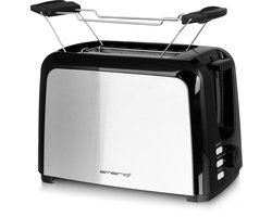 Emerio Broodrooster - 750W Toaster met 2 Sleuven - RVS - TO-123924 Zilverkleurig