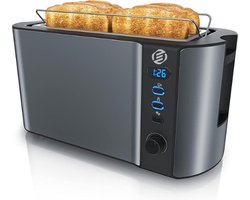 Equivera Broodrooster met Tostiklemmen - Broodrooster - Tosti Toaster - Tostiapparaat - Toaster