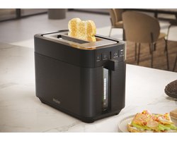 Haier 37600001 broodrooster 7 4 snede(n) 1150 W Zwart