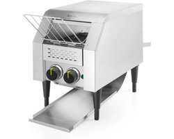 HENDI Doorloop broodrooster – instelbare snelheid – opvangbak – 288x368x410 mm