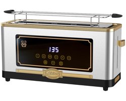 Kaiser - broodrooster - retro - T 4000 R - toaster - 6 verschillende toastniveaus - ontdooifunctie - opwarmfunctie - broodjeswarmrooster