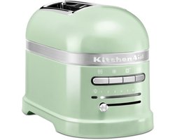 Kitchenaid Broodrooster - Artisan - Toaster voor 2 sneden met tostiklem - 7 bruiningsniveaus en bagelfunctie - Pistache