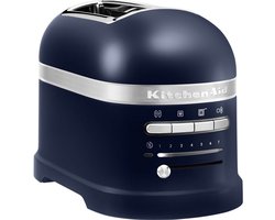 Kitchenaid Broodrooster - Artisan - Toaster voor 2 sneden met tostiklem - 7 bruiningsniveaus en bagelfunctie - Inktblauw
