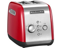 KitchenAid Broodrooster - Tosti apparaat met 2 Sleuven, warmhoudfunctie en ontdooi functie - Keizerrood