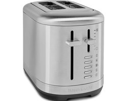 KitchenAid Broodrooster voor 2 sneden - 7 standen voor bruiningsregeling en extra functies - Extra brede sleuven - Inox