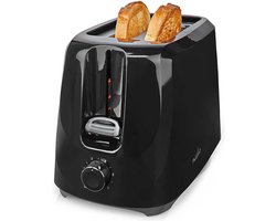 Nedis Broodrooster – 6 Standen – 2 Sleuven – Kruimellade – Zwart