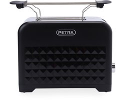 Petra 2-broodrooster met plakstrip – inclusief opwarmrek