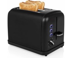 Princess 142396 Broodrooster – Twee sleuven – Black Steel Collectie