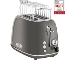 ProfiCook TA 1193 - Broodrooster  -2 snede(n)  -Antraciet, Roestvrijstaal