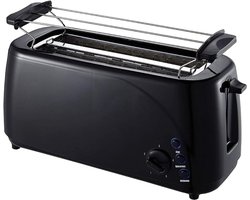 REN® Tosti apparaat broodrooster - Tosti apparaat - Tosti broodrooster - Zwart - ‎19cm x 40cm x 23cm
