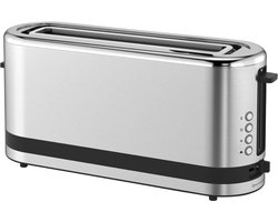 RVV® Tosti apparaat broodrooster - Tosti apparaat - Tosti broodrooster - Zilver - 24cm x 42cm x 16cm