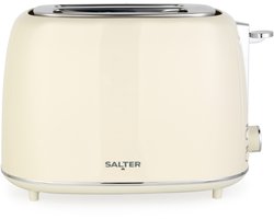 Salter 2-Slice Retro Broodrooster - 7 Bruiningsniveaus - Opwarmschaal