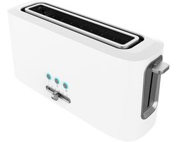 SCH® Tosti apparaat broodrooster - Tosti apparaat - Tosti broodrooster - Wit - 43cm x 17cm x 24cm