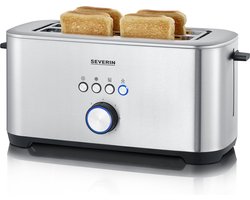 Severin AT2621 Broodrooster RVS/Zwart