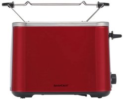 Silvercrest RVS Broodrooster - Rood - 850W - 7 Variabele standen