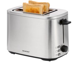 Silvercrest RVS Broodrooster - Zilver - 850W - 7 Variabele instellingen