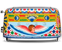 Smeg - Broodrooster met 2 sleuven 1500 watt - TSF02DGEU