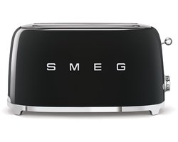 SMEG TSF02BLEU - Broodrooster - Zwart - 2x4 - 1500W - 6 niveaus