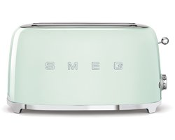 SMEG TSF02PGEU - Broodrooster - Watergroen - 2x4 - 1500W - 6 niveaus